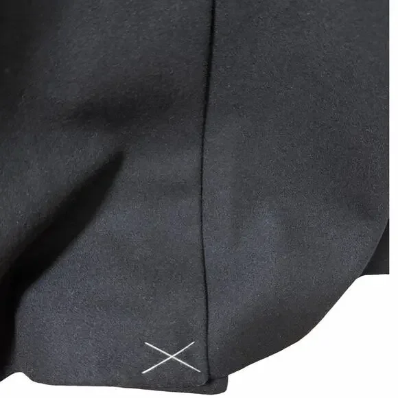 J Crew‎ Womens Toggle Wool Blend Long Coat Size 14 Black Heavyweight Winter Coat - Picture 7 of 14